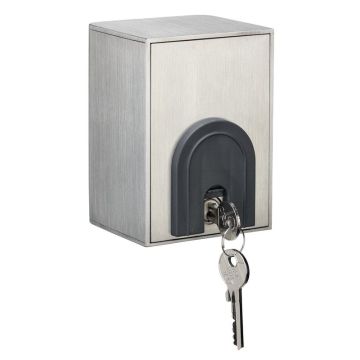 Déverrouillage extérieur Boîtier en acier inoxydable avec poulie et 2 clés