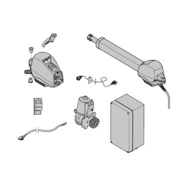 Pièces détachées Comfort 515 Control x.52 Moteur de portail battant