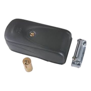 ELS-C 12 V-DC Serrure électrique pour la fermeture de piliers à partir d'une largeur de vantail de 2,5m