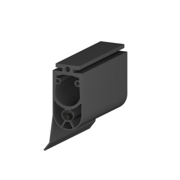 A-Profil 25.45 TTLa Profilé de barre palpeuse 25x45 mm avec lèvre d'étanchéité Rouleau de 30 m