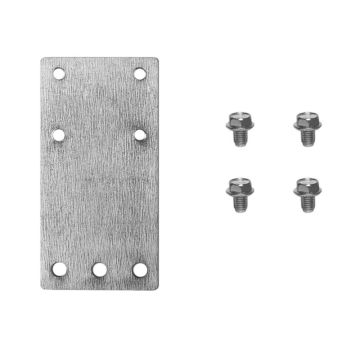 Special 506 Tôle de montage pour vantail avec un pilier étroit