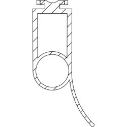 Profilé de barre palpeuse P4 6,25m
