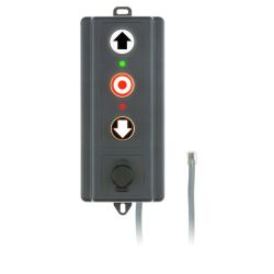 CS-I 15 Bouton-poussoir triple OUVERTURE/STOP/FERMETURE avec interrupteur à clé pour montage apparent
