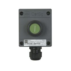 Bouton-poussoir Ex simple "Marche", IP66, en saillie, pour zone 1/ 2/21/22