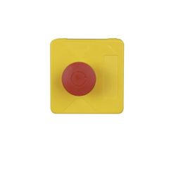 KDT 1-N Bouton d'urgence type coup de poing à enclenchement Montage en saillie Boîtier plastique IP65
