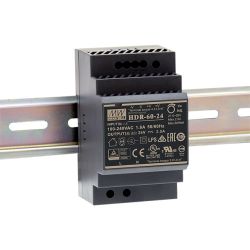 Bloc d'alimentation 24 V-DC/2,5 A avec 2 sorties, montage sur rail DIN