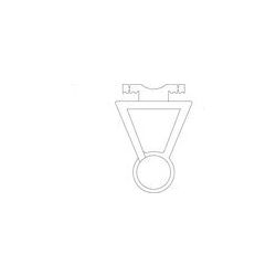 Profilé F P1 Profilé de barre palpeuse 24,5x29,5 mm, optosenseurs 11 mm, rouleau de 50 m