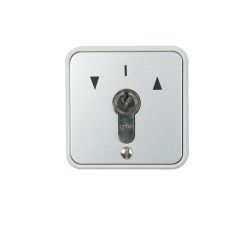 S-APZ 1-2T/1 Interrupteur à clé pour montage en saillie 2 côtés à impulsion/à accroche