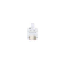 Connecteur RJ 6 pôles, set de 50 pièces